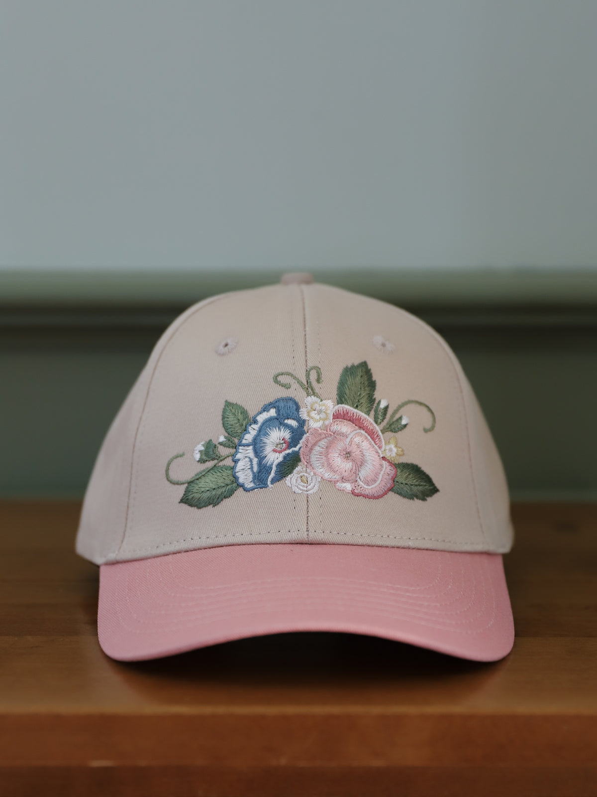 ELLIE | Floral Embroidered Cap