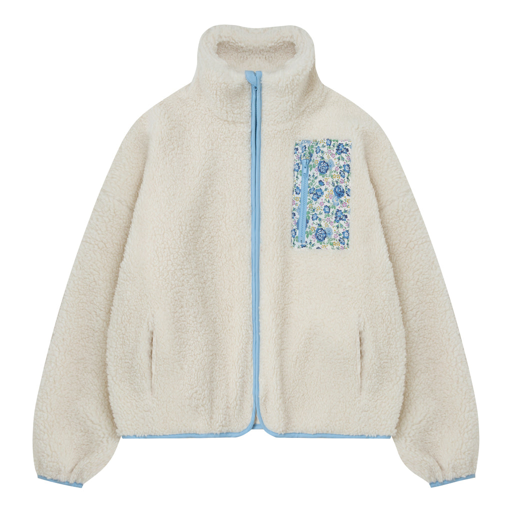  Fleece Made with Liberty Fabric pocket