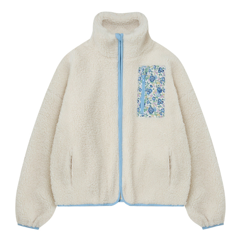  Fleece Made with Liberty Fabric pocket